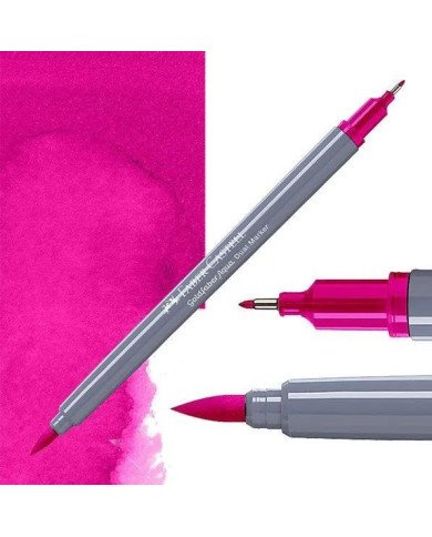 Feutre Aquarelle Double Pointe 125 Pourpre moyen Faber-Castell