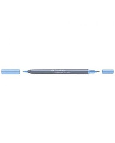 Feutre Aquarelle Double Pointe 446 bleu ciel pastel Faber-Castell