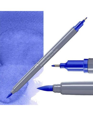 Feutre Aquarelle Double Pointe 248 bleu marine Faber-Castell