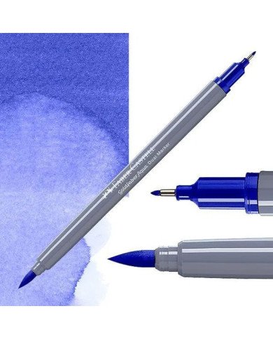 Feutre Aquarelle Double Pointe 137 Bleu violet Faber-Castell