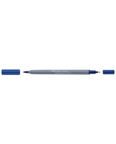 Feutre Aquarelle Double Pointe 151 Bleu azur rougeâtre Faber-Castell