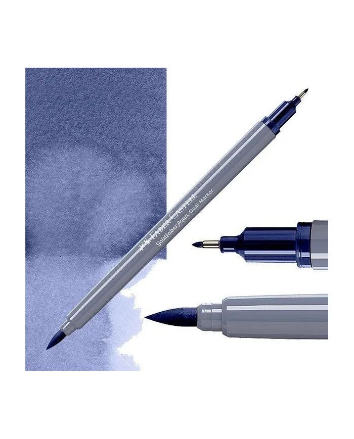 Feutre Aquarelle Double Pointe 247 Bleu idathrène Faber-Castell