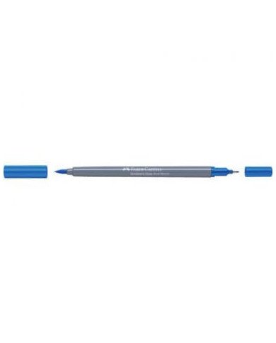 Feutre Aquarelle Double Pointe 110 Bleu phtalo Faber-Castell Feutre Aquarelle Double Pointe 110 Bleu phtalo Faber-Castell
