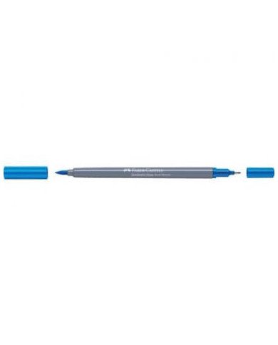 Feutre Aquarelle Double Pointe 449 Bleu azur Faber-Castell Feutre Aquarelle Double Pointe 449 Bleu azur Faber-Castell