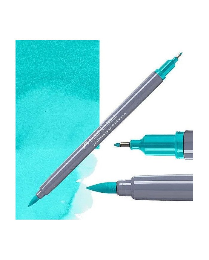 Feutre Aquarelle Double Pointe 356 Vert cobalt clair Faber-Castell