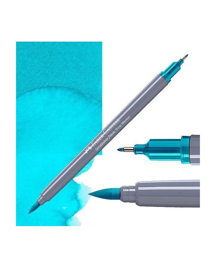 Feutre Aquarelle Double Pointe 154 Turquoise clair cobalt Faber-Castell
