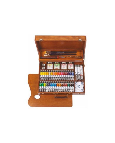 Coffret Van Gogh en Bois couleurs à l'huile 34 couleurs + accessoires Coffret Van Gogh en Bois couleurs à l'huile 34 couleurs + accessoires