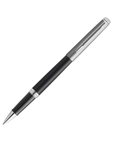 Stylo Roller Waterman Hémisphère Noir, Acier inoxydable Stylo Roller Waterman Hémisphère Noir, Acier inoxydable