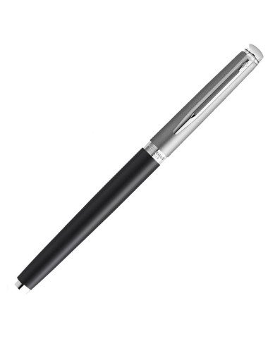 Stylo Roller Waterman Hémisphère Noir, Acier inoxydable