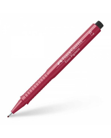 Le Libr'air - Feutre Rouge Ecco Pigment 0.7 Mm - Faber Castell - Tunisie