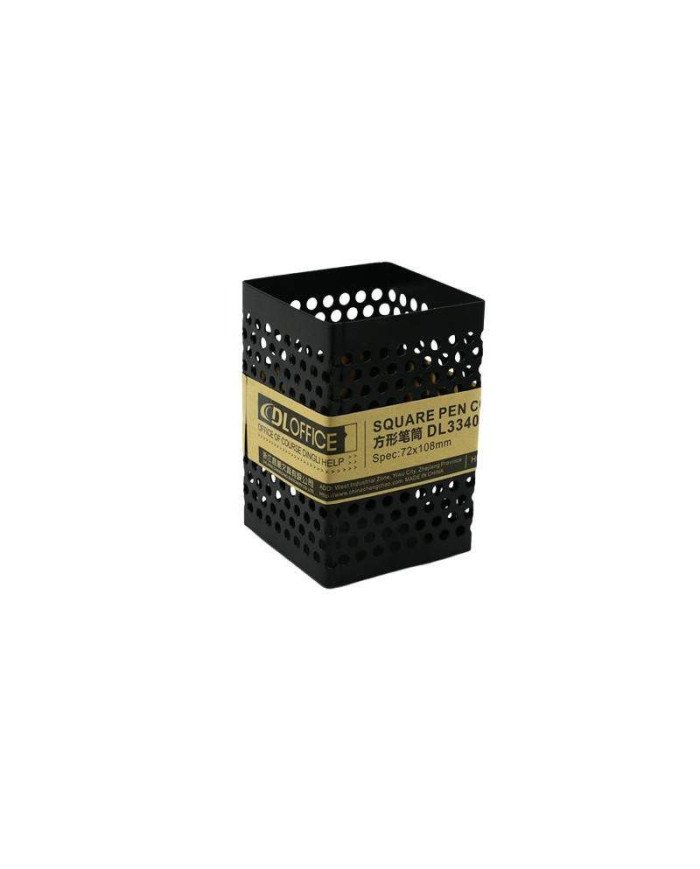 Porte Stylo Metal Carré Noir REF 3340 DL