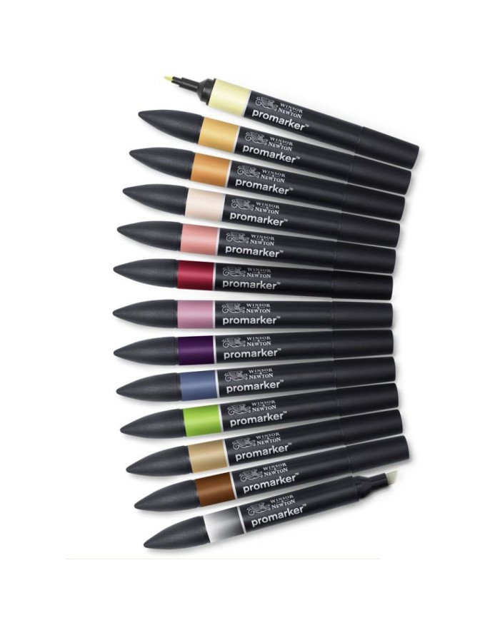 Set de 12+1 Promarker Manga Steampunk - Winsor&Newton
