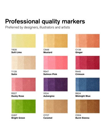 Set de 12+1 Promarker Manga Steampunk - Winsor&Newton