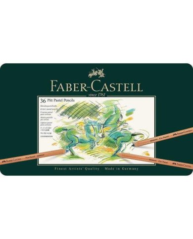 Crayon Pitt Pastel boîte métal de 36 pièces Faber Castell