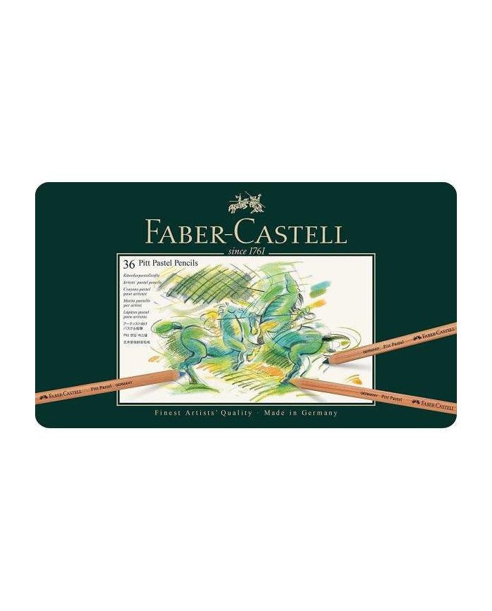 Crayon Pitt Pastel boîte métal de 36 pièces Faber Castell