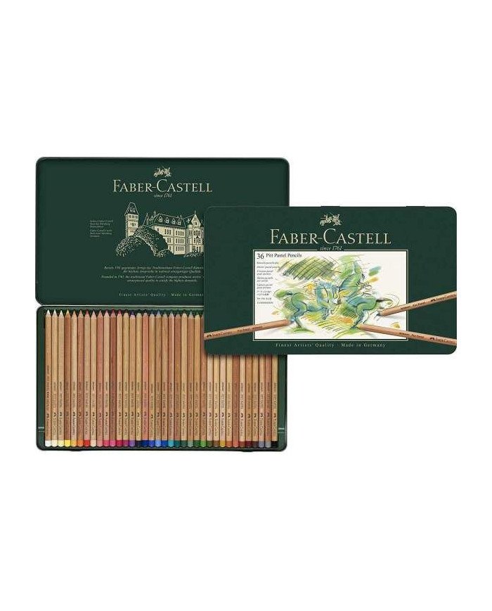Crayon Pitt Pastel boîte métal de 36 pièces Faber Castell