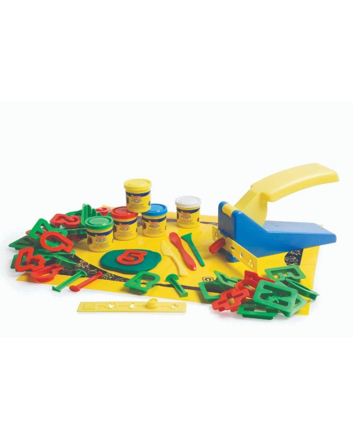 JOVI box Pâte à modeler Chiffres et lettres