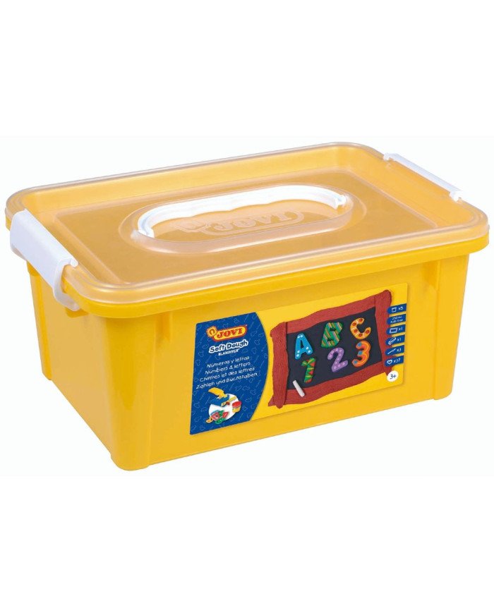 JOVI box Pâte à modeler Chiffres et lettres