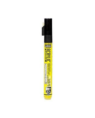 Marqueur Peinture Acrylique Multi-Support 1.2MM Jaune fluo Pébéo