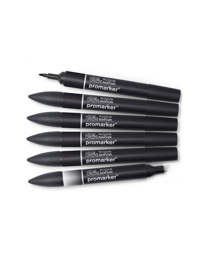 Winsor&Newtwon PROMARKER 6 Tons Noirs et Mélangeur