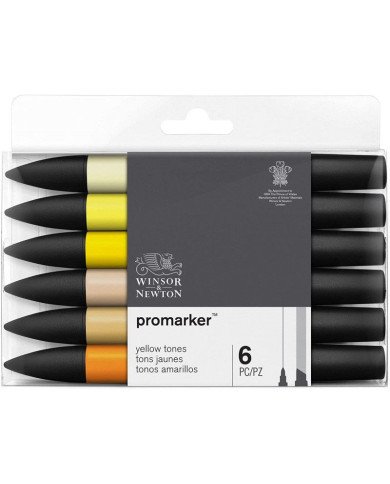 Winsor&Newton PROMARKER 6 Tons Jaunes