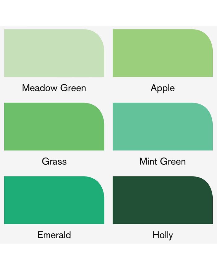 Winsor&Newton PROMARKER 6 Tons Verts Winsor&Newton PROMARKER 6 Tons Verts