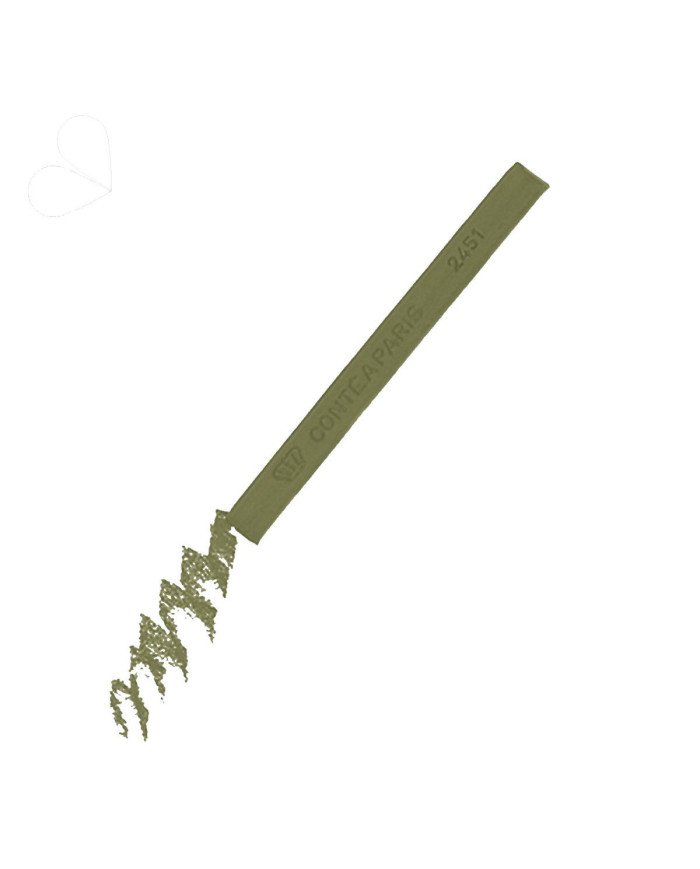 Pastel Carré dessin Esquisse Gris Vert Foncé 078 - Conté A Paris