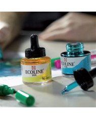 Aquarelle ECOLINE Liquide Bouteille 30 ml Noir 700