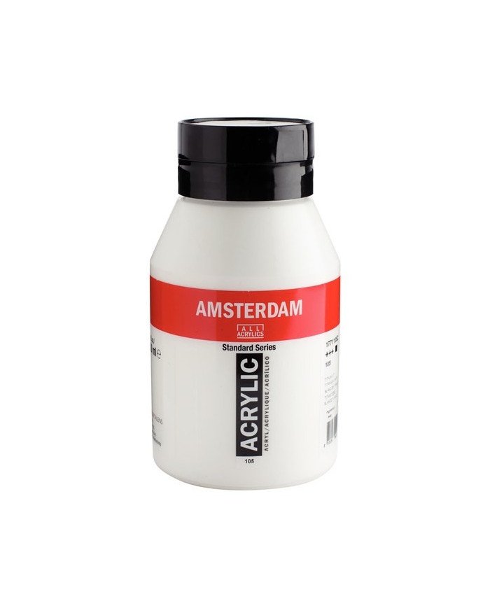 Le Libr'air - Standard Series Acrylique Pot 1000 ml Blanc de Titane 105 - Amsterdam - Tunisie