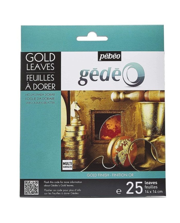 Paquet de 25 Feuilles à dorer PEBEO