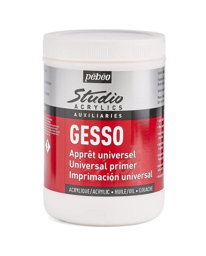 Gesso Universel Blanc Studio Acrylics PEBEO 1L