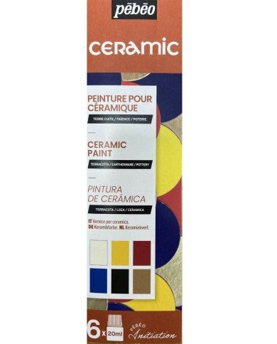 Set Initiation Ceramic 6 Flacons Assortis De 20 Ml PEBEO