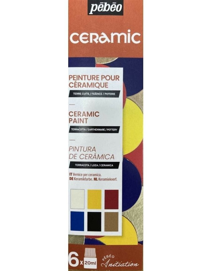 Set Initiation Ceramic 6 Flacons Assortis De 20 Ml PEBEO