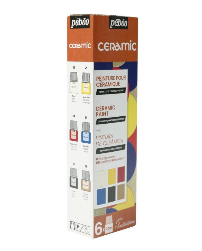 Set Initiation Ceramic 6 Flacons Assortis De 20 Ml PEBEO