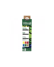 Set Initiation Vitrail 6 Flacons Assortis De 20 Ml PEBEO