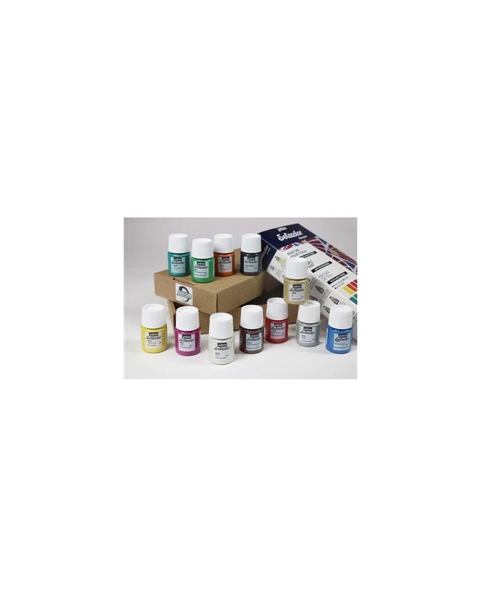 Set Exploration Setacolor Peinture pour Tissus 12 x 20 Ml PEBEO