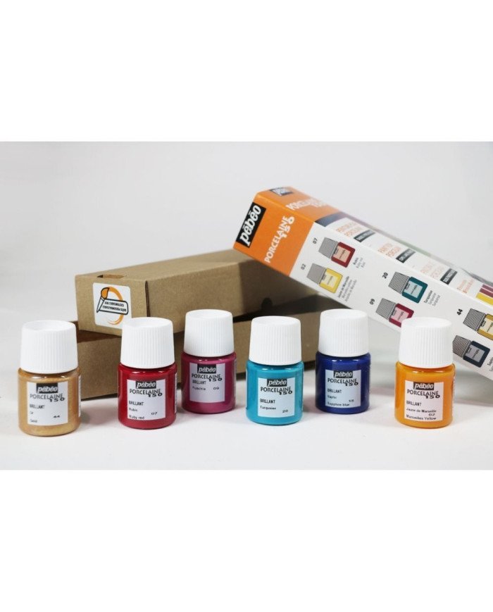 Set Initiation Peinture Sur Porcelaine - Porcelaine 150 PEBEO