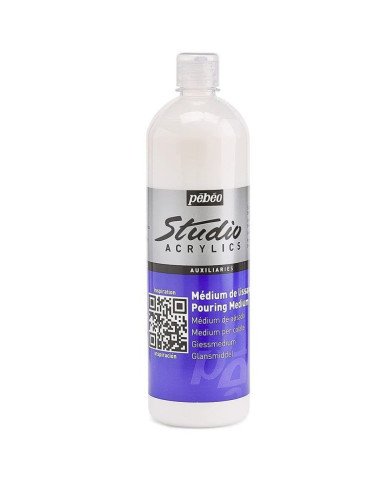 Studio Acrylics Medium Lissage Flacon 1 L PEBEO