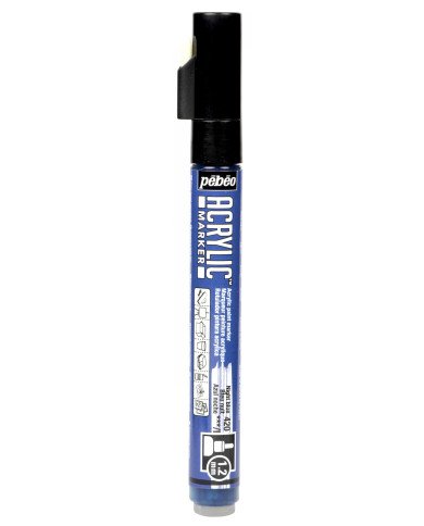 Acrylic Marker Pointe Fine 1,2 Mm Bleu Nuit PEBEO