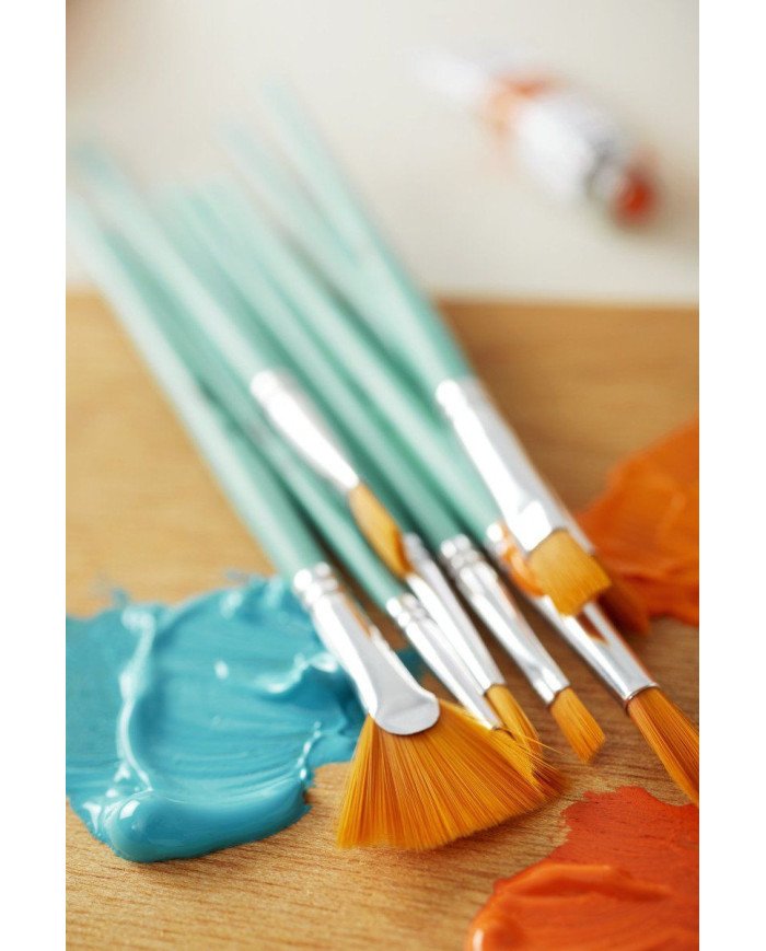 Pochette De 8 Pinceaux Polyamide Dore PEBEO