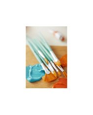 Pochette De 8 Pinceaux Polyamide Dore PEBEO