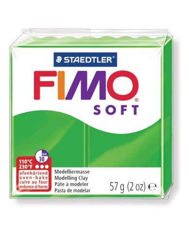 Pate Fimo Soft Staedtler - 57g Vert Tropical 53 Pate Fimo Soft Staedtler - 57g Vert Tropical 53