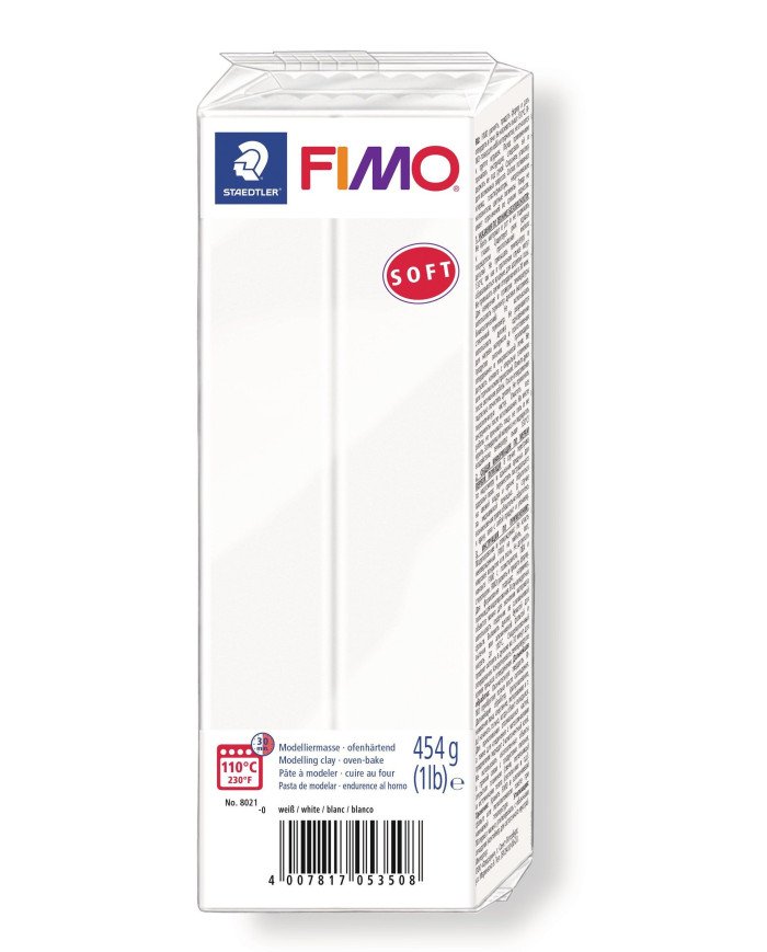 Pate Fimo Staedtler - 454 g - Blanc