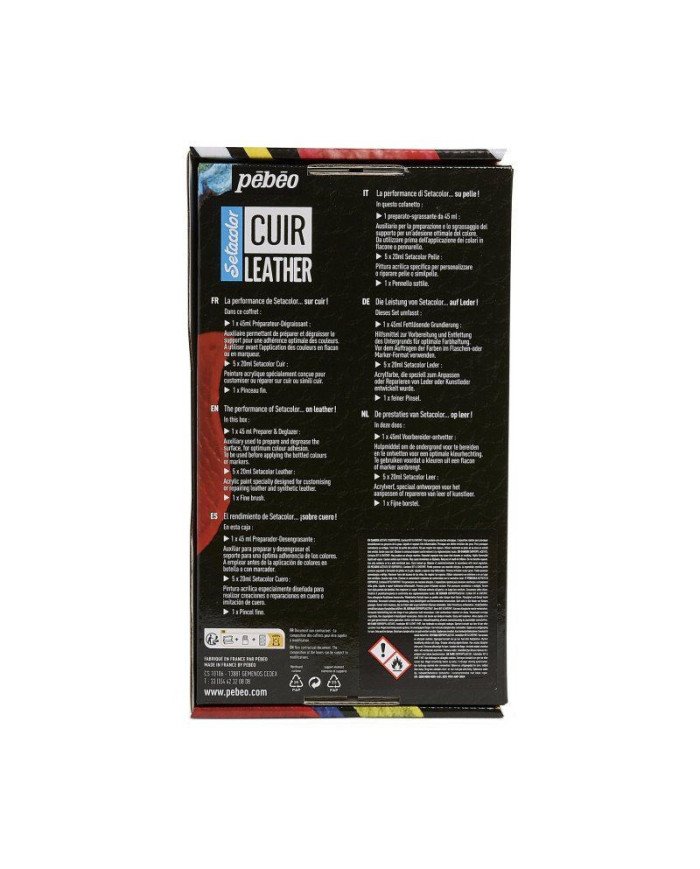 Coffret Demarrage - Setacolor Cuir PEBEO Coffret Demarrage - Setacolor Cuir PEBEO