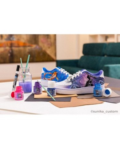 Coffret Custo Sneakers - Setacolor Cuir PEBEO