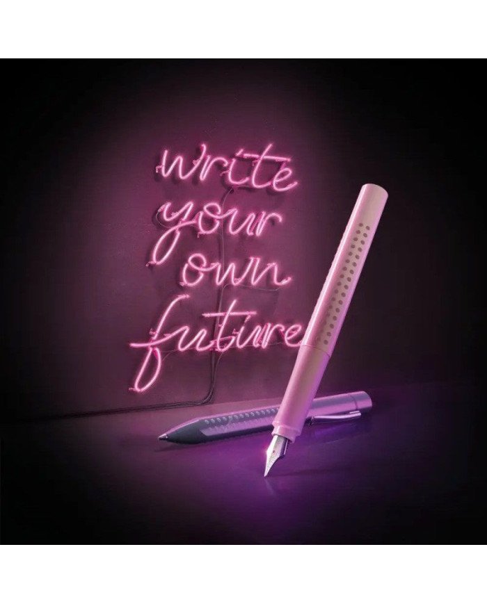 Ensemble Faber-Castell SP M et SB Grip 2010 rose shadows