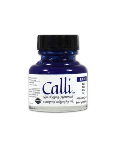 Encre Calligraphie 29,5 ML Calli Bleu 01 Daler-Rowney