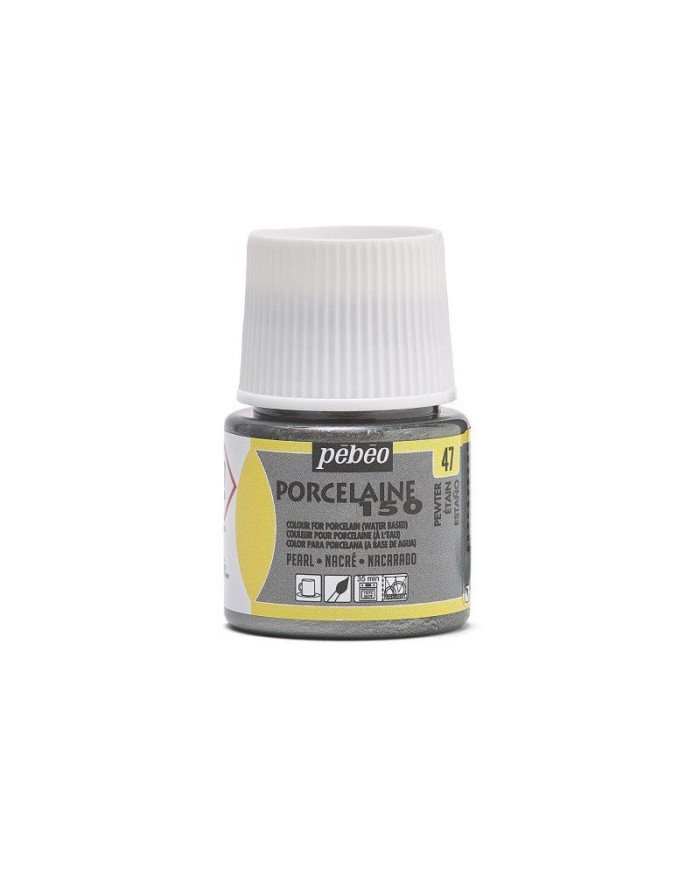 Peinture Porcelaine 150 45 Ml Etain PEBEO