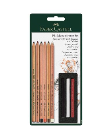 Set de crayons Pitt Monochrome - Faber Castell Set de crayons Pitt Monochrome - Faber Castell