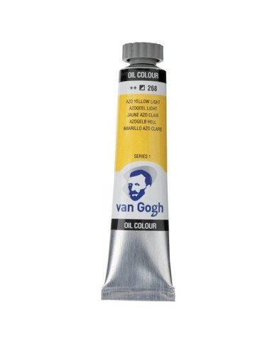 Peinture à l'huile Tube 40 ml Jaune Azo Clair 268 - VAN GOGH